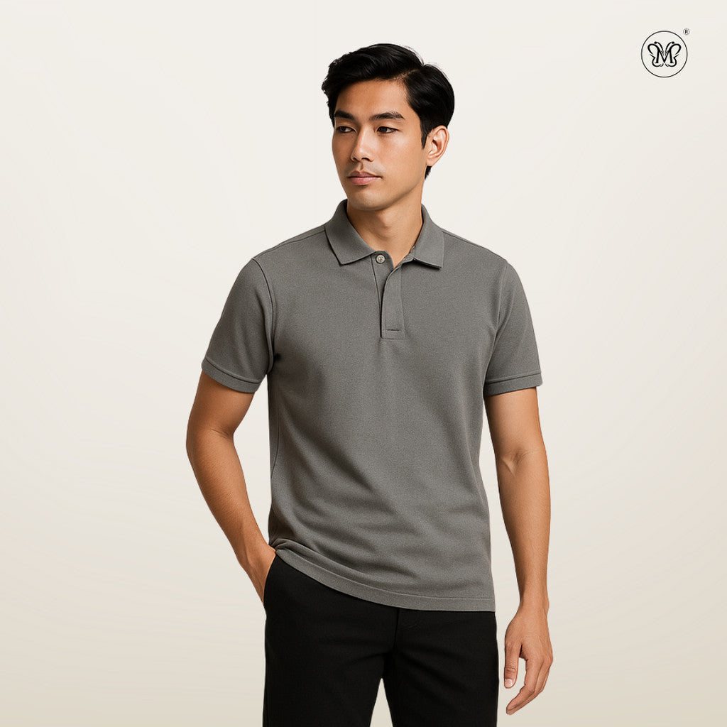 Men Shirt with Button Placket