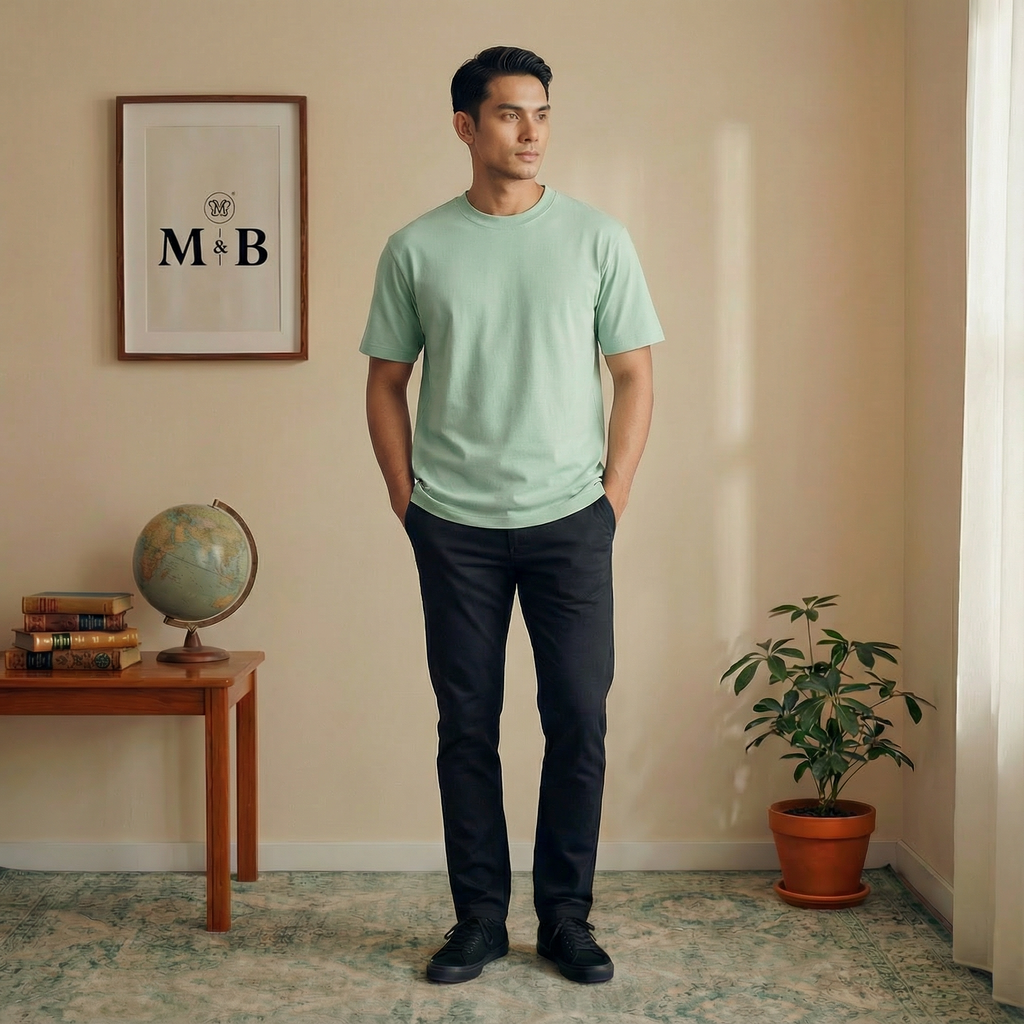 Men’s Basic Crew Neck T-Shirt