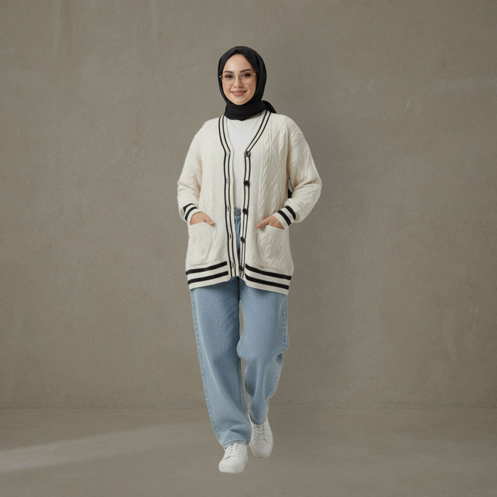 Baggy Outerwear Knitwear