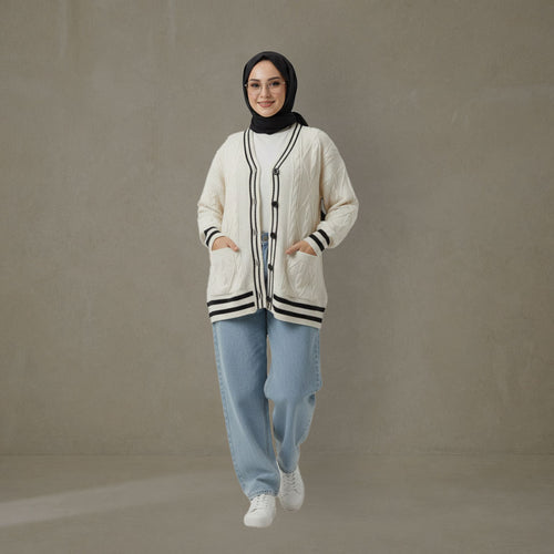 Baggy Outerwear Knitwear