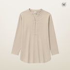 Blouse Casual V-Neck Zip