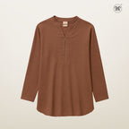 Blouse Casual V-Neck Zip