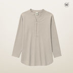 Blouse Casual V-Neck Zip