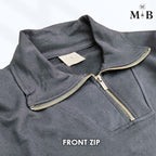 Half-Zip Pullover Sweatshirt