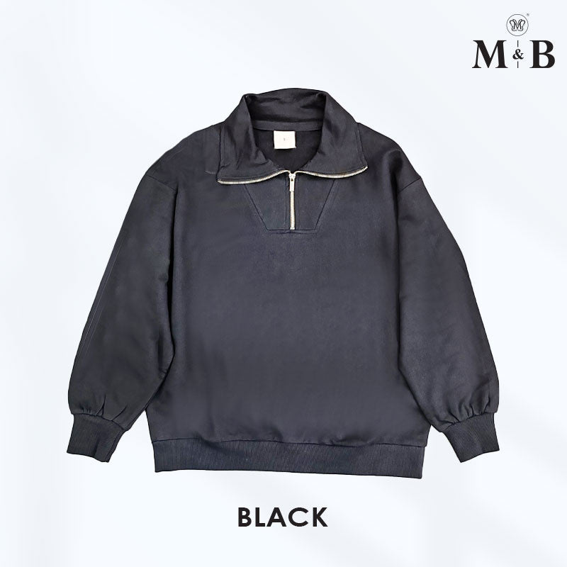 Half-Zip Pullover Sweatshirt