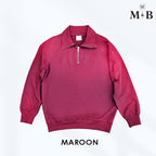 Half-Zip Pullover Sweatshirt