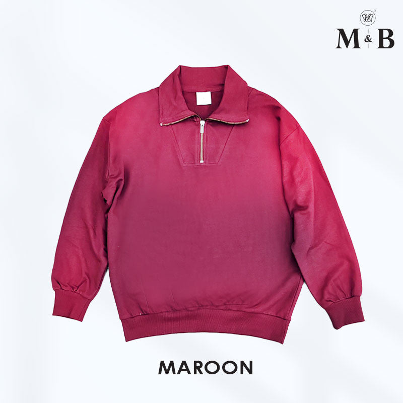 Half-Zip Pullover Sweatshirt