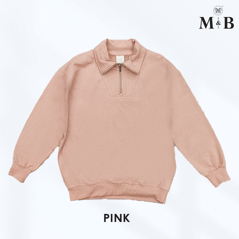 Half-Zip Pullover Sweatshirt