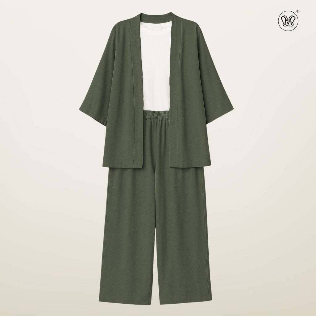 Linen Set Semi-Formal Wear