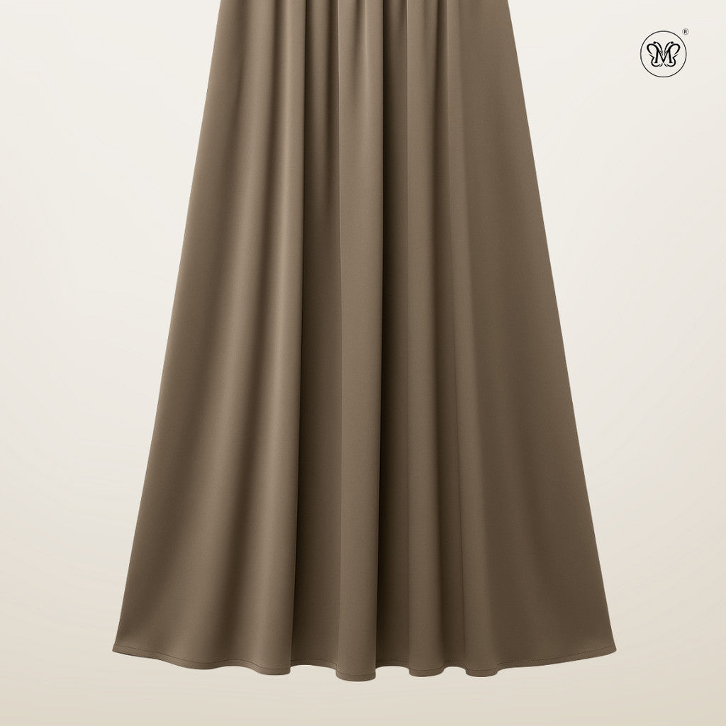 Satin Maxi Cut Skirt