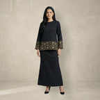 Gold Embroidered Lace Kurung