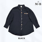 Ladies Embroidery Shirt - Cat Paw Edition