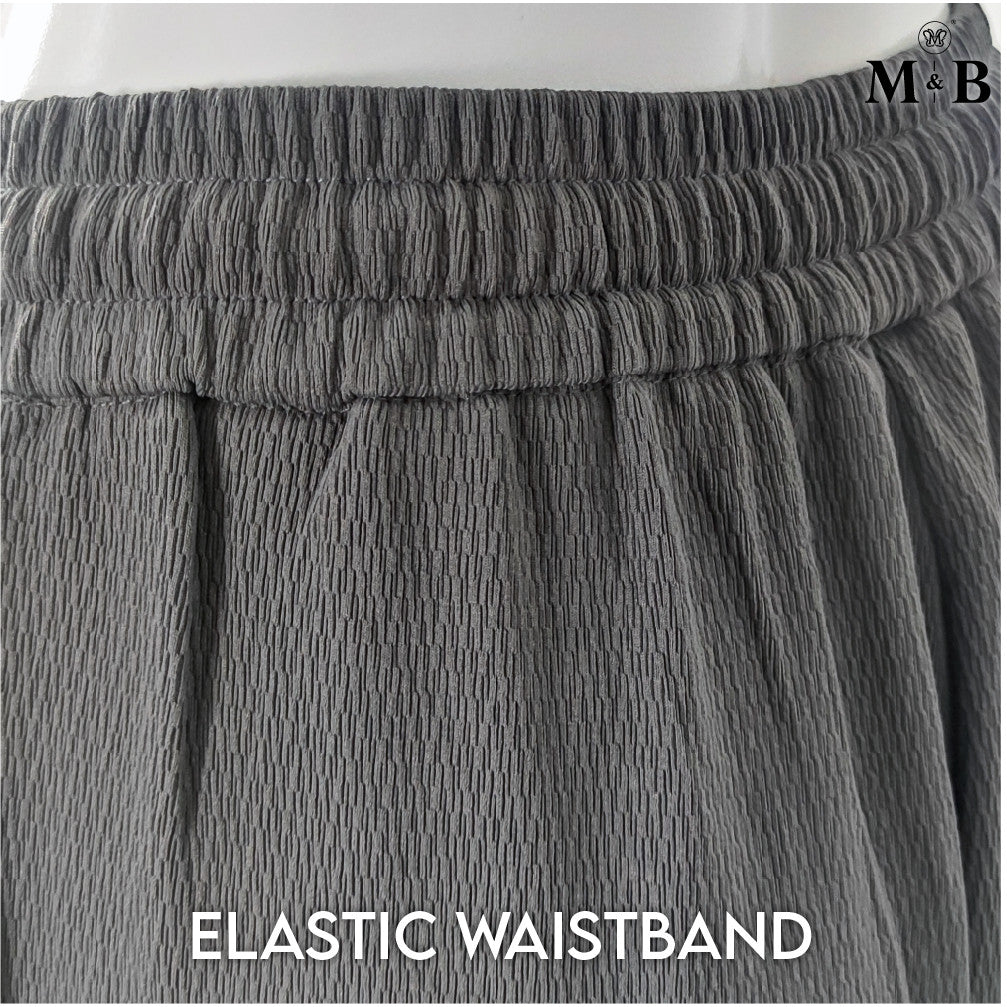 Ladies Wide-Leg Pants with Drawstring