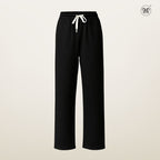 Ladies Wide-Leg Pants with Drawstring