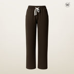Ladies Wide-Leg Pants with Drawstring