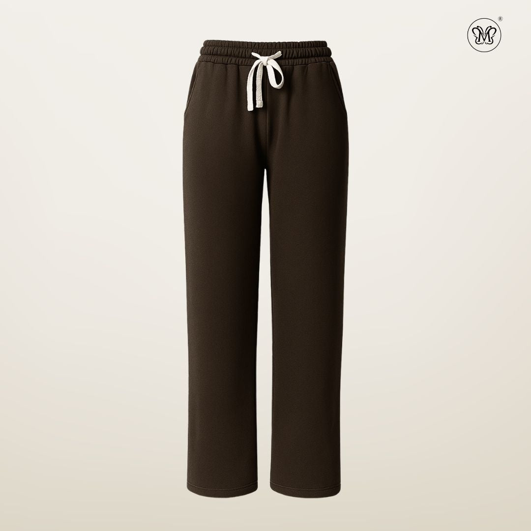 Ladies Wide-Leg Pants with Drawstring