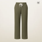 Ladies Wide-Leg Pants with Drawstring