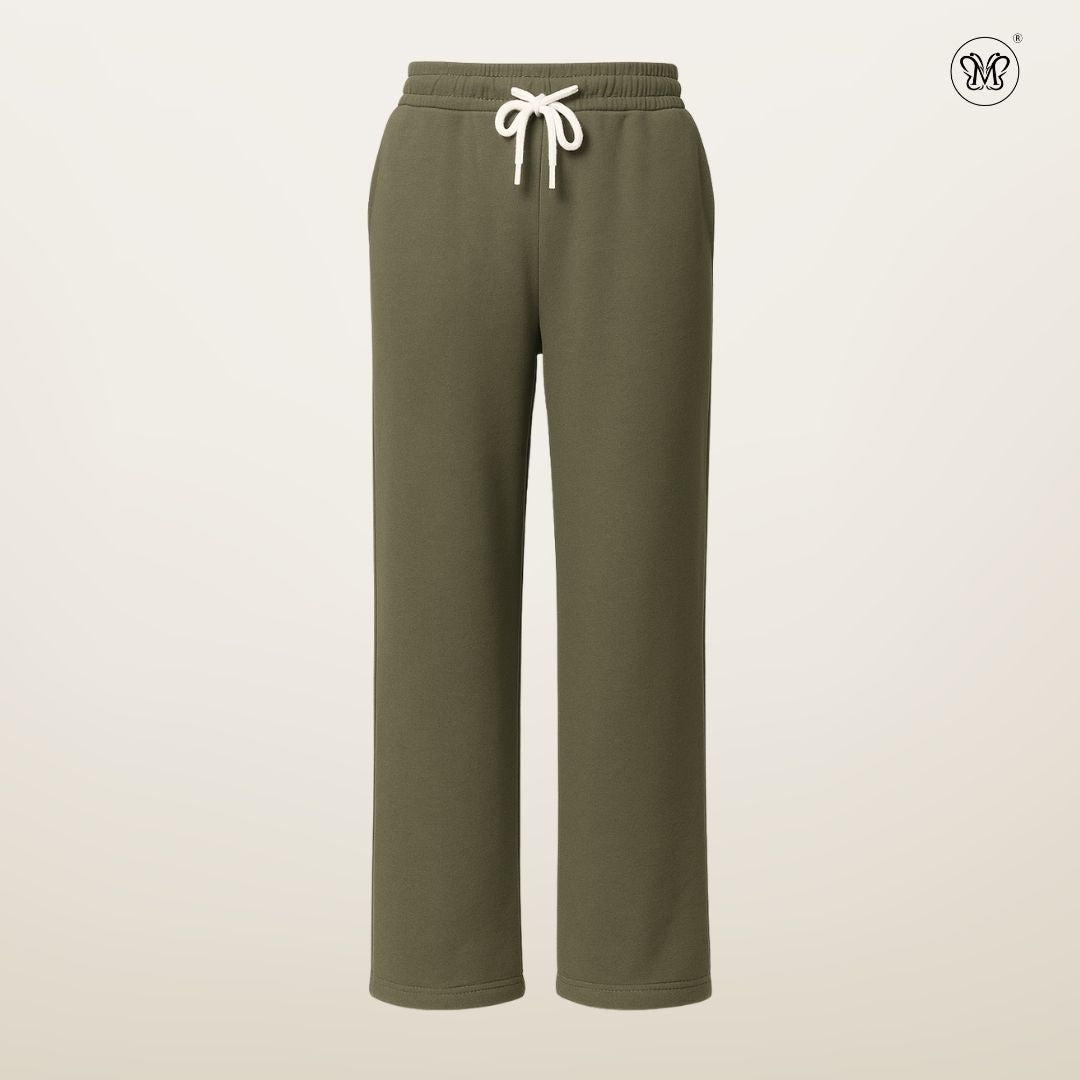 Ladies Wide-Leg Pants with Drawstring