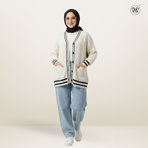 Baggy Outerwear Knitwear