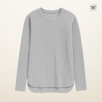 Ribbed Knit Casual Top