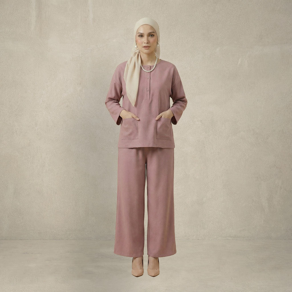 Ladies Linen Modest Relaxed Fit