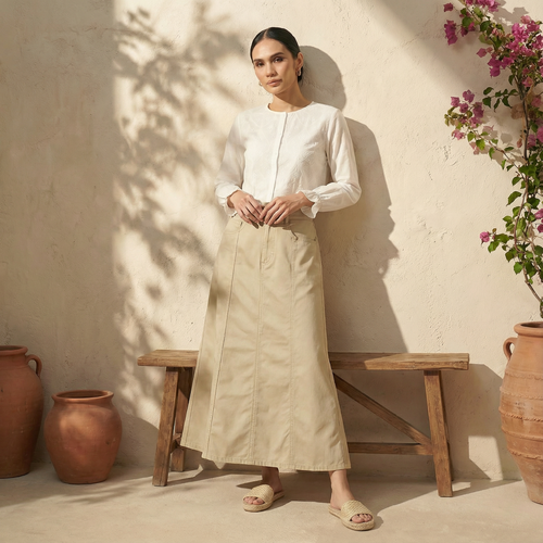 A-Line Belt Loop Skirt