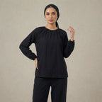 Ladies Linen Front Hidden-Zip