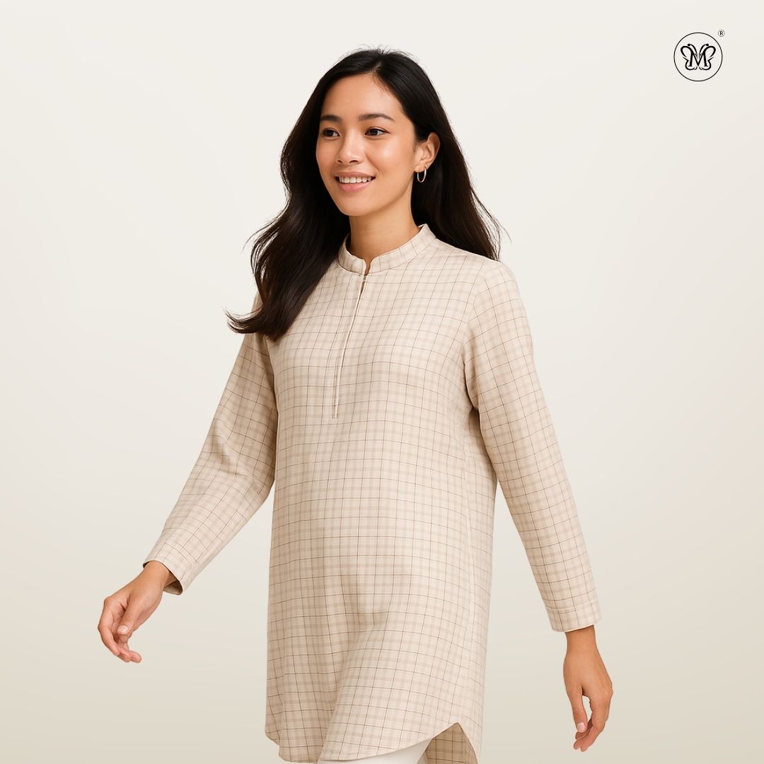 Printed Long Tunic Top