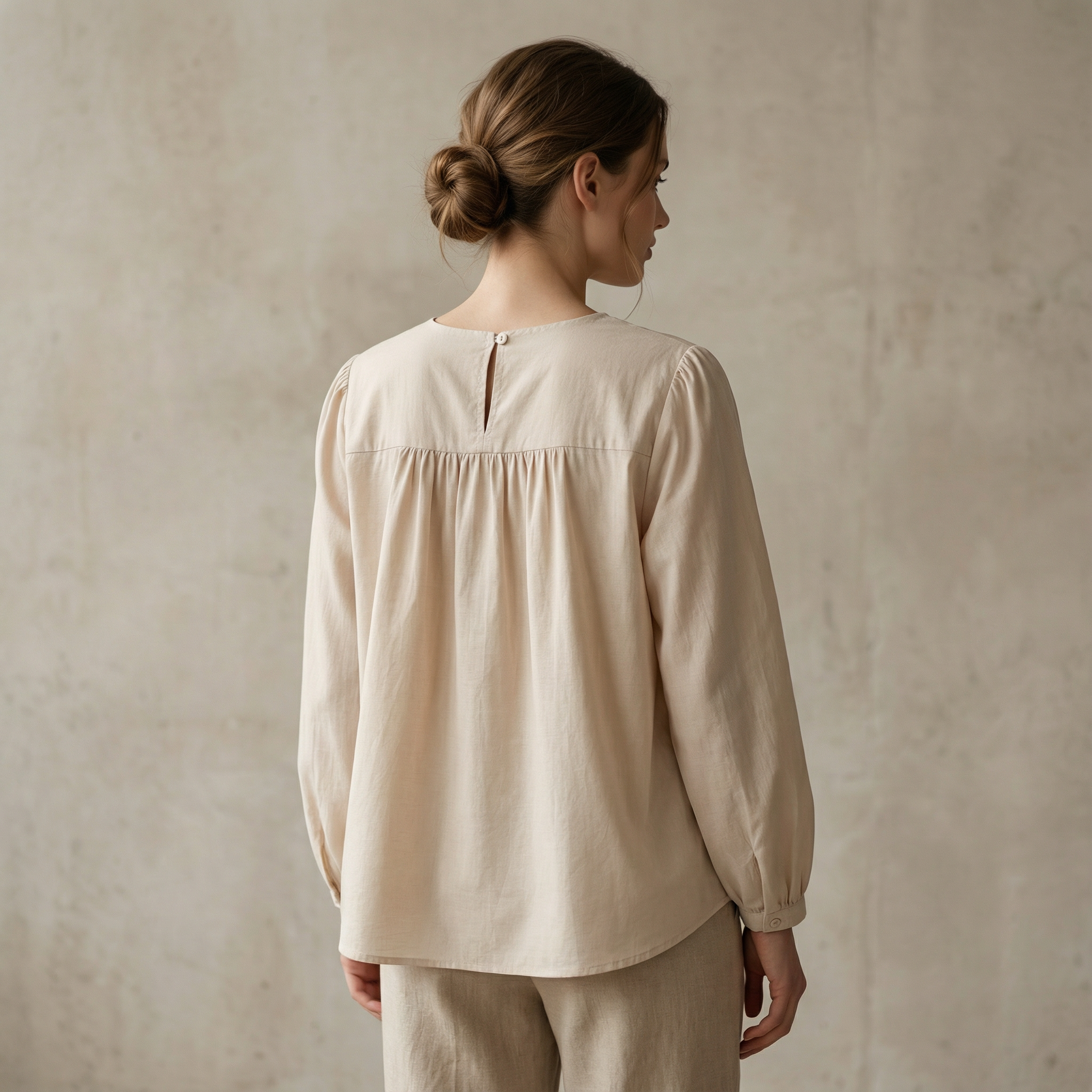 Horizontal Smocked Blouse