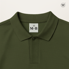 Men's Textured Polo T-Shirt