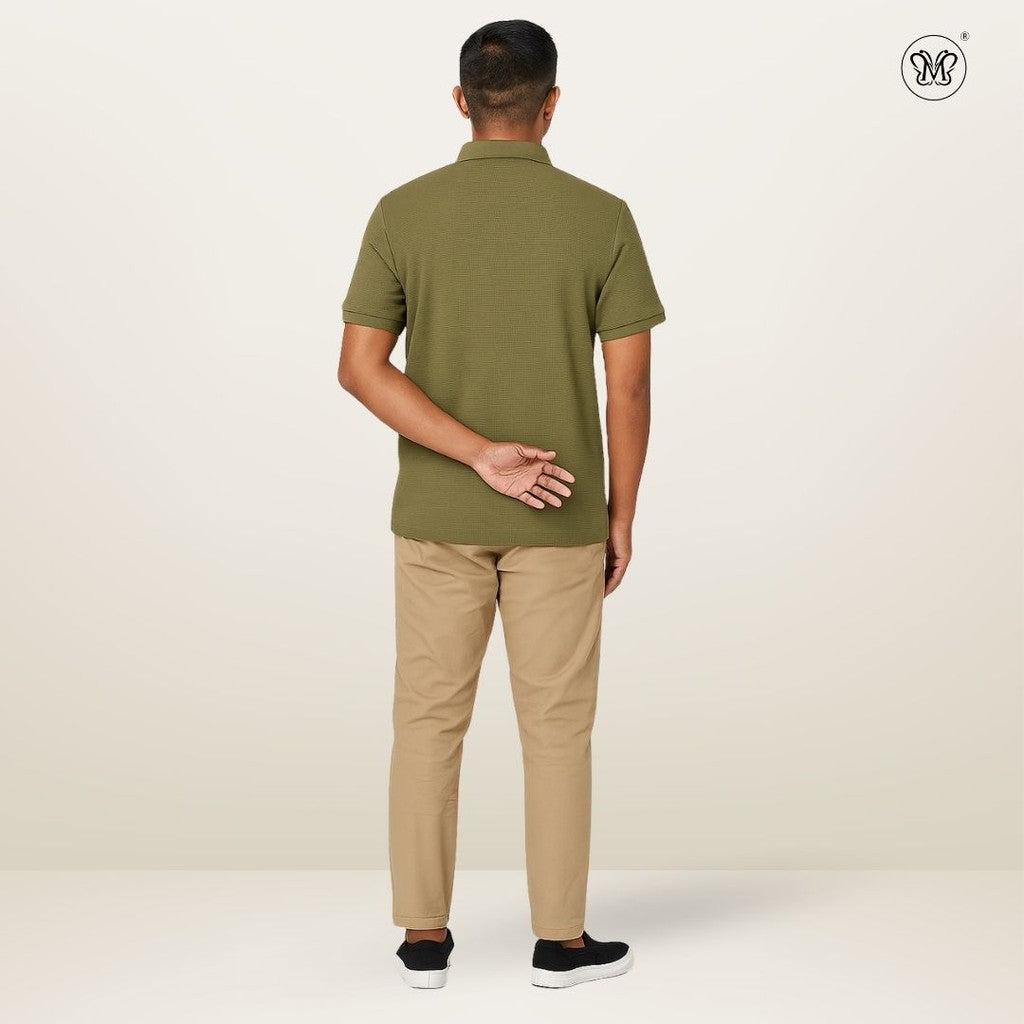 Men’s Polo Shirt Texture Pique