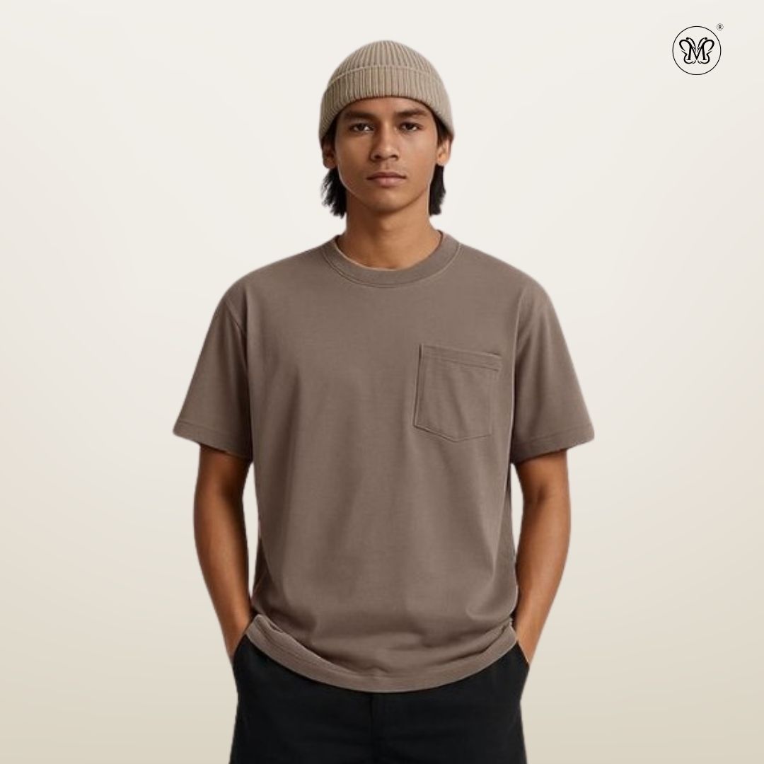 M&B CASUAL POCKET T-SHIRT (1341) LOOSE BAGGY