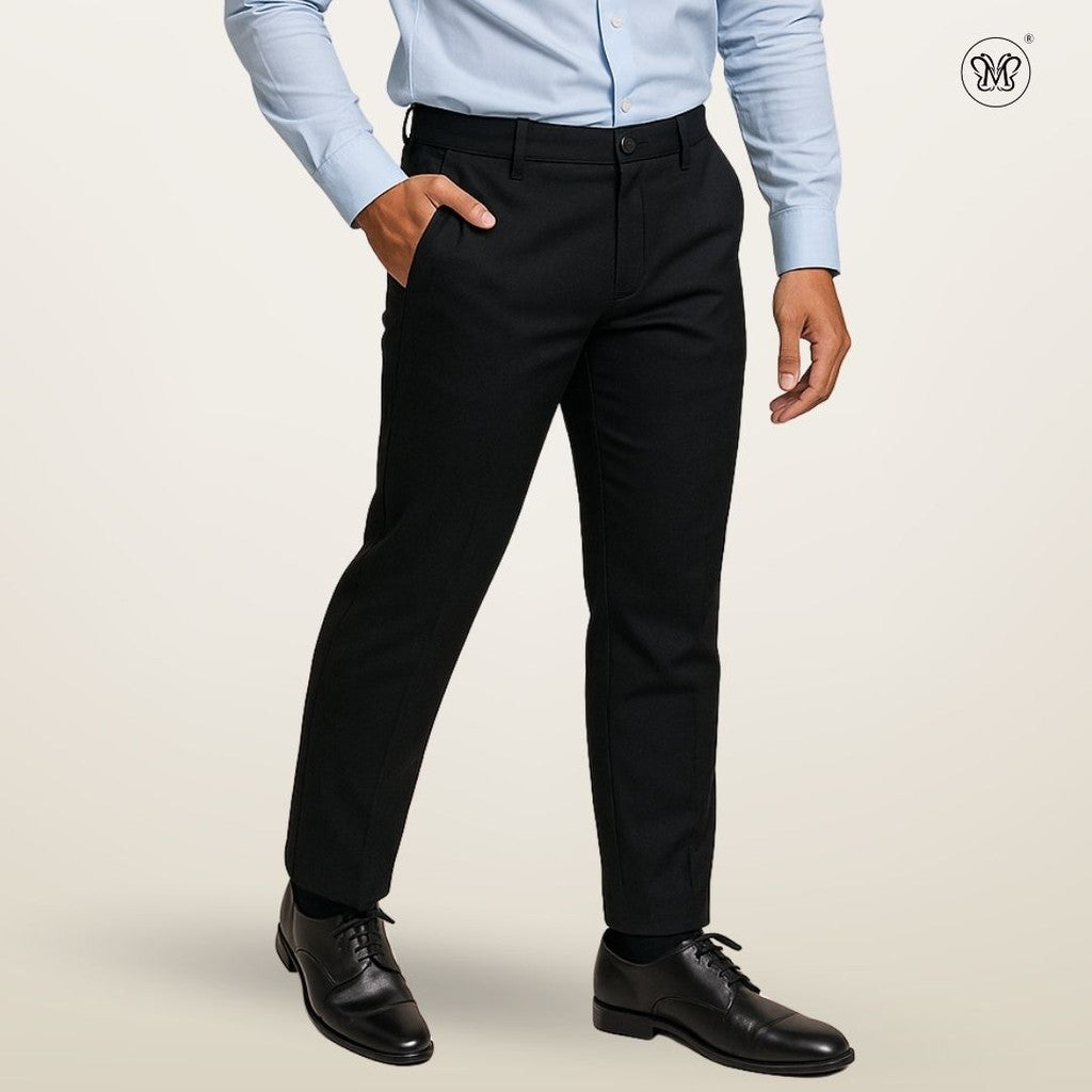 Men’s Formal Pants Classic Tailored Slim-Fit