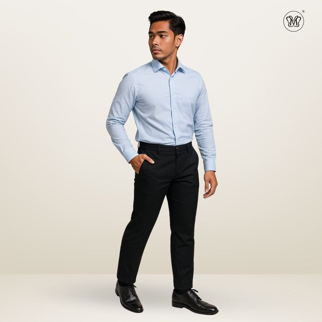 Men’s Formal Pants Classic Tailored Slim-Fit