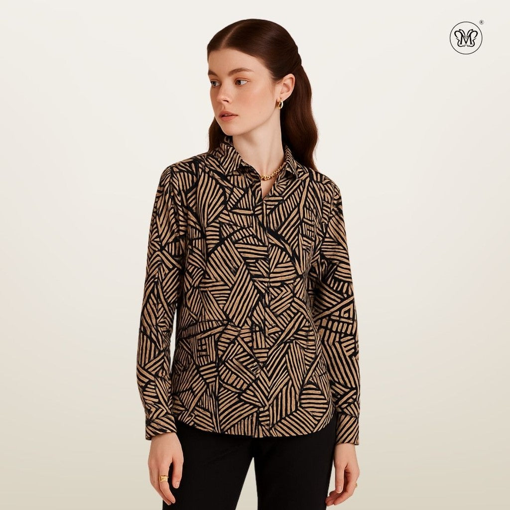 Ladies Printed Blouse L1