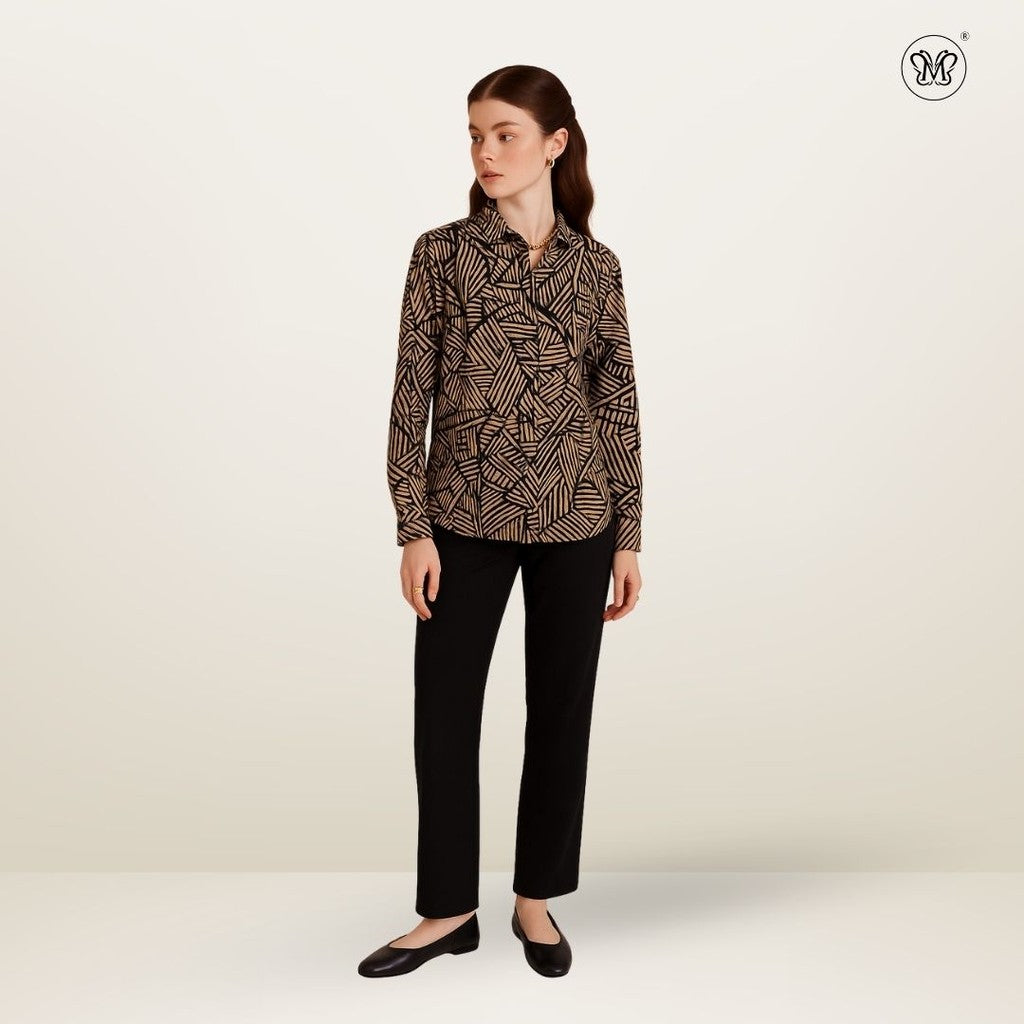 Ladies Printed Blouse L1