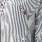Ladies Shirts Vertical Stripes