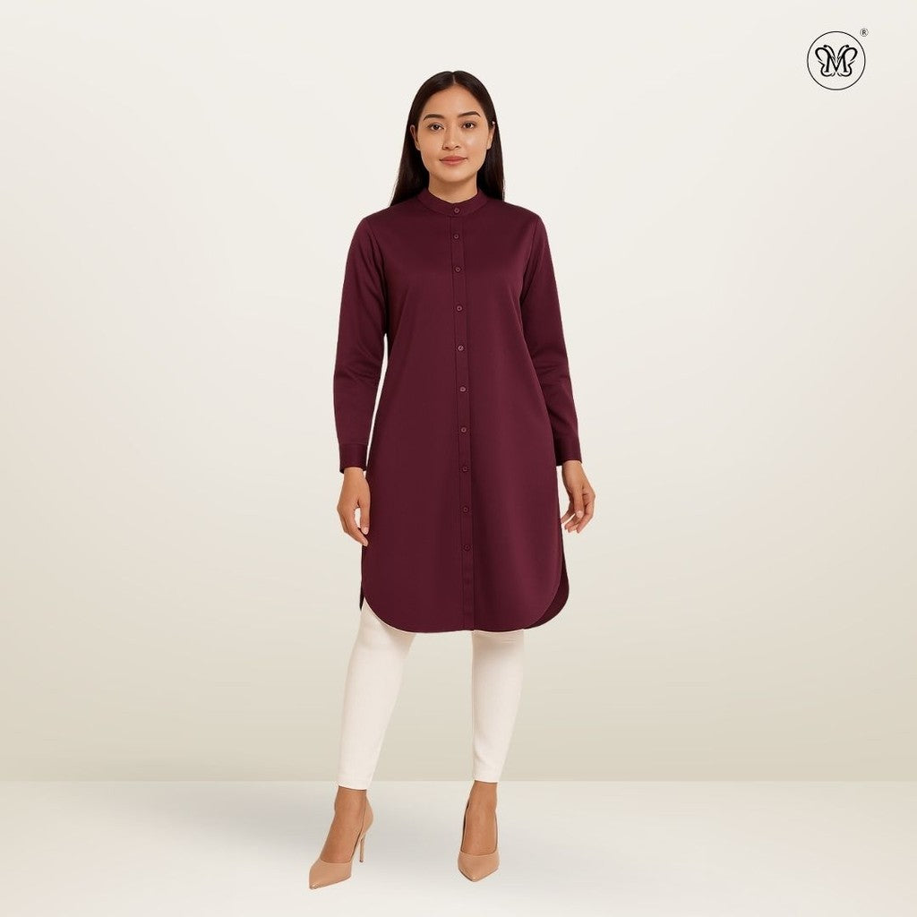 Modest Fit Long Shirt Tunic