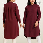 Modest Fit Long Shirt Tunic