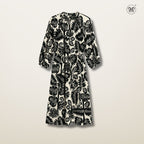 Printed Midi Dress