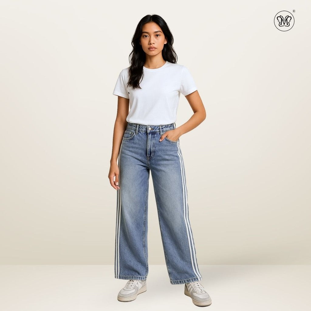 Relaxed Wide-Leg Fit Jeans
