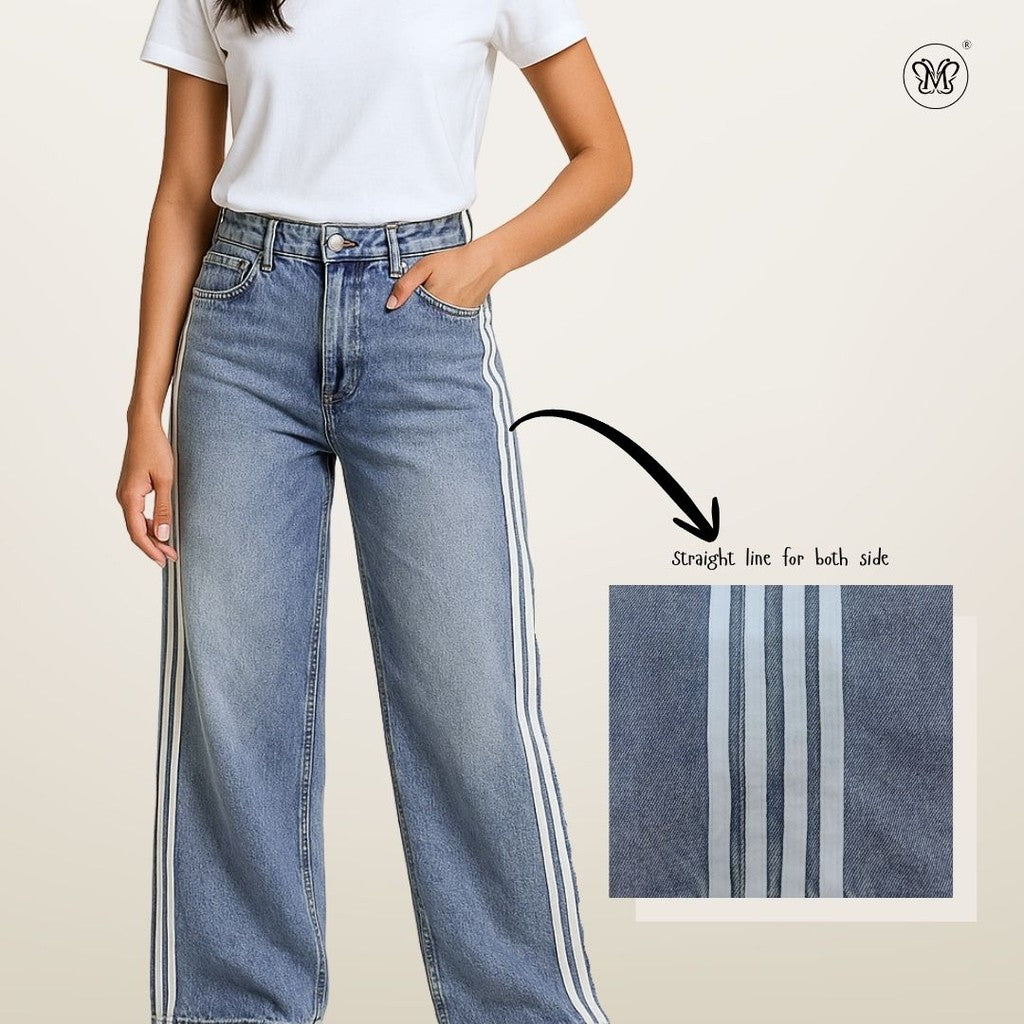 Relaxed Wide-Leg Fit Jeans