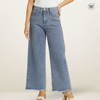 Ladies Wide-Leg Jeans