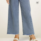 Ladies Wide-Leg Jeans