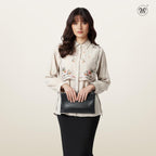 Ladies Blouse Top Floral Embroideries