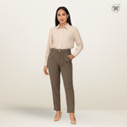 Casual Pants with Front Pleats