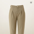 Casual Pants with Front Pleats