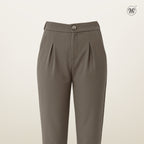 Casual Pants with Front Pleats