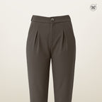 Casual Pants with Front Pleats