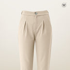 Casual Pants with Front Pleats